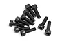 Maverick 3x10mm Coarse Thread Cap Head Screws 10Pcs MV22056
