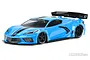 Pro-Line 1/7 Chevrolet Corvette C8 Unpainted Body Shell w/ Decal Sheet 1577-00