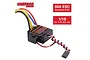 Surpass Hobby 60A brushed electronic speed controller for 1/10 scale RC cars, featuring a black plastic casing, copper heatsink, and multi-colored wiring.
