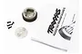 Traxxas 2381X Main Differential Set including a gear housing, cover plate, screws, and an instruction manual on a white background.