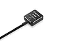 Hobbywing OTA Wireless Bluetooth ESC Programmer module with attached black cable against a white background.