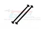Two black hardened steel CVD drive shafts for Losi Mini T and Mini B 2.0 RC cars, displayed against a white background with a GPM Racing logo.