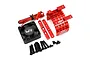 Yeah Racing Red 540/550 size Aluminium Heat Sink w/ 30mm Tornado High Speed Fan Set YA-0653RD