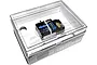 Futaba R314SB-E 4-channel receiver inside its clear plastic retail display case.