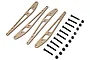 Axial RBX10 Aluminium Lower Link Plate Set w/ Hardware AXI334000