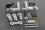 Rovan Silver Aluminium Baja 5B & 5T Steering Servo Saver Set 85173