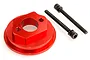 Rovan Orange Aluminium Angled High Flow Air Filter Mount w/ Hardware 95201A