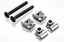 Rovan Silver Aluminium Front Sway Bar Mount Set 852552