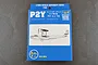 Trumpeter 1/350 scale P2Y seaplane model kit box, featuring a line drawing of the aircraft and blue branding.