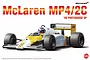 NuNu 1/20 McLaren MP4/2C ('86 Portuguese GP) Scaled Plastic Model Kit PN20001
