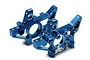 Traxxas Rear Left & Right Blue 6061-T6 Aluminium Bulkheads 4929X