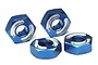 Traxxas Blue Aluminium 14mm Wheel Hexes w/ Axle Pins 4Pcs 4954X
