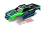 Traxxas Maxx 4S Green Painted Body Shell w/ Decal Sheet 8911G