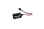 Futaba SBS-02G GPS telemetry sensor module with a short three-wire cable and connector, shown against a plain white background.