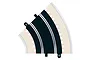Scalextric 1/32 Track Radius 2 Standard Curve 45 Degree 2Pcs C8206