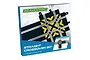 Scalextric 1/32 scale straight crossover 90-degree track piece in its retail packaging box.