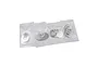 Four small plastic bags containing stainless steel washer shims, each labeled with thicknesses of 0.1, 0.2, 0.3, and 0.5mm.