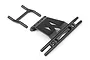 Maverick XT rear bumper set for 1/10 Strada RC car, featuring a black plastic bumper assembly and a separate support brace on a white background.