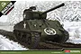 Academy 1/35 U.S. M4A3 (76)W "Battle of the Bulge" Tank Scaled Plastic Model Kit 13500
