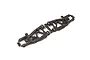 A pair of black Kyosho hard front lower suspension arms for an RC car, shown on a white background.