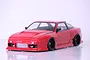 Pandora RC 1/10 Nissan 180SX/BN-Sports Unpainted Body Shell PAB-3184