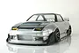 Pandora RC 1/10 Nissan 180SX Fujin (Wind God)/Origin Labo Unpainted Body Shell PAB-3194
