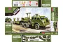 Academy 1/72 scale U.S. M26 Dragon Wagon Tank Transporter plastic model kit packaging showing product illustrations and technical details.