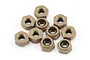 Losi Silver Aluminium 2.5mm Serrated Nyloc Nuts 10Pcs LOSA6306