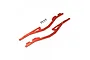 Yeah Racing Red Aluminium Mini-Z Main Chassis Rails 2Pcs KYMX-005RD