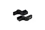 Yeah Racing Black Aluminium SCX24 Jeep Front Bumper Mounts 2Pcs AXSC-072