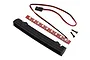 Losi 1/6 Super Baja Rey rear LED light bar kit including a black housing, LED strip with wiring, and two mounting screws.