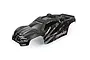 Traxxas E-Revo VXL 2.0 Black Painted Body Shell w/ Front and Rear Roll Cage Mounts 8611R