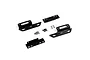 Yeah Racing Black Aluminium SCX24 Jeep Deadbolt Rock Rails w/ Hardware AXSC-069