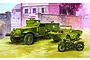 Academy 1/72 U.S. M3 Half Track & 1/4ton Amphibian Vehicle Scaled Plastic Model Kit 13408