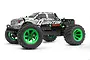 Maverick Quantum MT Flux RC Monster Truck Electric Brushless 4WD 1/10 Scale RTR - Silver/Green 150203