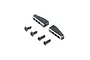 Losi Black Aluminium Mini-T/B 2.0 Servo Mount Set 3Pcs w/ Hardware LOS311008