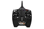 Spektrum DXS 7-channel RC transmitter in black with dual control sticks, switches, and Spektrum branding on a white background.