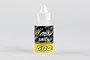 A bottle of Alpha 500cPs silicone shock oil with a white cap and black and yellow label on a white background.