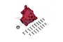GPM Red Aluminium Front or Rear Gear Box (w/o Carrier) & Hardware MAK012B-R