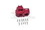 GPM Red Aluminium Centre Gearbox Case w/ Hardware LU4038-R