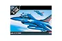 Academy 1/72 scale USAF F-16A Fighting Falcon plastic model kit box art showing two fighter jets in flight.