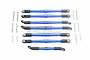 GPM Blue Aluminium TRX-4 Complete Linkages 7Pcs w/ Hardware TRX4160F-B-BEBK