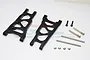 GPM Black Aluminium Rear Suspension Arms 2Pcs w/ Hardware CRA056-BK