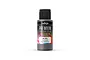 A 60ml bottle of Vallejo Premium Airbrush Color paint in Gunmetal, featuring a black cap and a label with abstract colorful accents.