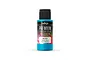A 60ml bottle of Vallejo Premium Airbrush Color in Basic Blue, featuring a black cap and a label with the product name and code 62.010.