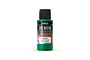 A 60ml bottle of Vallejo Premium Airbrush Color paint in Basic Green, featuring a black cap and a label with product details.