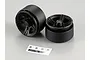 Killerbody 1.55" Black Aluminium Toyota Land Cruiser Beadlock Rims 2Pcs w/ 14mm Offset 48694