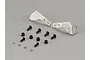 Killerbody Stainless Steel 1/10 RC4WD TF2 LWB Bumper Mounts 2Pcs w/ Hardware for 3.75" Tyres 48709