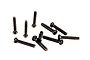 BlackZon 2.3x12mm Coarse Thread Button Head Screws 10Pcs 534749