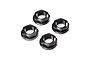 Losi Black 17mm Flanged Wheel Hexes 4Pcs LOS252112